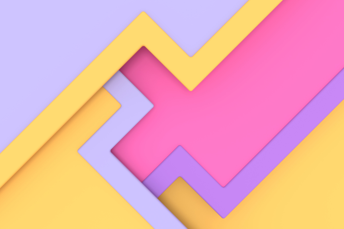 Abstract Background. 3D Rendering.